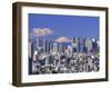 Mt.Fuji and Tokyo Shinjuku Area Skyline, Tokyo, Japan-Steve Vidler-Framed Premium Photographic Print