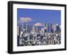 Mt.Fuji and Tokyo Shinjuku Area Skyline, Tokyo, Japan-Steve Vidler-Framed Premium Photographic Print