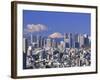 Mt.Fuji and Tokyo Shinjuku Area Skyline, Tokyo, Japan-Steve Vidler-Framed Photographic Print