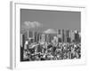 Mt.Fuji and Tokyo Shinjuku Area Skyline, Tokyo, Japan-Steve Vidler-Framed Photographic Print