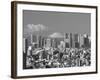 Mt.Fuji and Tokyo Shinjuku Area Skyline, Tokyo, Japan-Steve Vidler-Framed Photographic Print