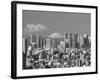 Mt.Fuji and Tokyo Shinjuku Area Skyline, Tokyo, Japan-Steve Vidler-Framed Photographic Print