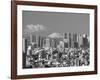 Mt.Fuji and Tokyo Shinjuku Area Skyline, Tokyo, Japan-Steve Vidler-Framed Photographic Print