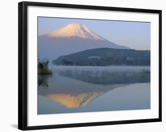 Mt. Fuji and Yamanaka Ko (Lake), Yamanashi, Japan-Christian Kober-Framed Photographic Print