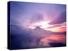 Mt. Fuji at Dawn, Viewed from Lake Motosu, Yamanashi, Japan-null-Stretched Canvas