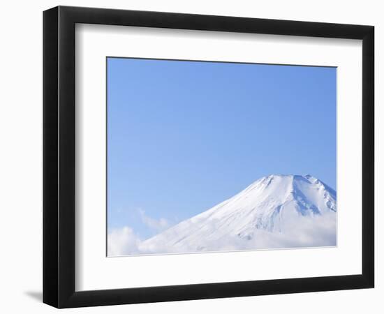 Mt. Fuji covered in snow. Yamanakako, Yamanashi Prefecture, Japan-Masahiro Trurugi-Framed Photographic Print