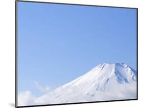 Mt. Fuji covered in snow. Yamanakako, Yamanashi Prefecture, Japan-Masahiro Trurugi-Mounted Photographic Print