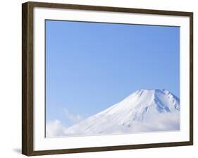 Mt. Fuji covered in snow. Yamanakako, Yamanashi Prefecture, Japan-Masahiro Trurugi-Framed Photographic Print