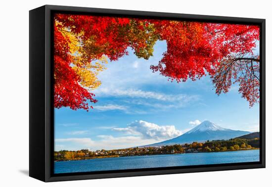 Mt. Fuji in Autumn-ESB Professional-Framed Stretched Canvas