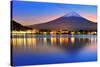 Mt. Fuji, Japan at Lake Kawaguchi after Sunset.-Sean Pavone-Stretched Canvas