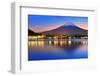 Mt. Fuji, Japan at Lake Kawaguchi after Sunset.-Sean Pavone-Framed Photographic Print