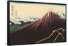 Mt. Fuji, Japanese Woodcut-null-Framed Stretched Canvas