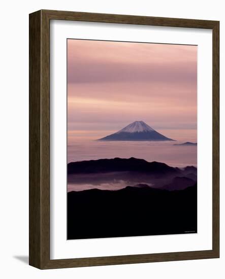 Mt. Fuji Over the Clouds-null-Framed Photographic Print