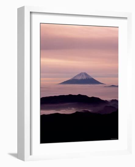 Mt. Fuji Over the Clouds-null-Framed Photographic Print