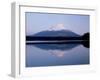 Mt. Fuji Reflected in the Lake Shoji-null-Framed Photographic Print