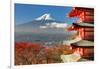 Mt. Fuji Viewed From Behind Chureito Pagoda-SeanPavonePhoto-Framed Art Print