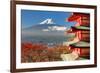 Mt. Fuji Viewed From Behind Chureito Pagoda-SeanPavonePhoto-Framed Art Print