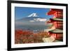 Mt. Fuji Viewed From Behind Chureito Pagoda-SeanPavonePhoto-Framed Art Print