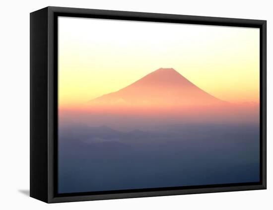 Mt.Fuji Viewed from Mt.Kushigata, Yamanashi, Japan-null-Framed Stretched Canvas