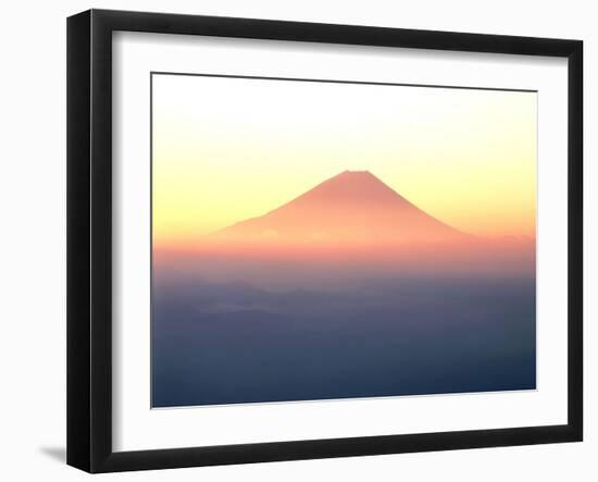 Mt.Fuji Viewed from Mt.Kushigata, Yamanashi, Japan-null-Framed Photographic Print