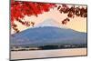 Mt. Fuji with Fall Colors in Japan in the Late Afternoon.-SeanPavonePhoto-Mounted Photographic Print