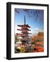 Mt. Fuji with Fall Colors in Japan.-SeanPavonePhoto-Framed Photographic Print