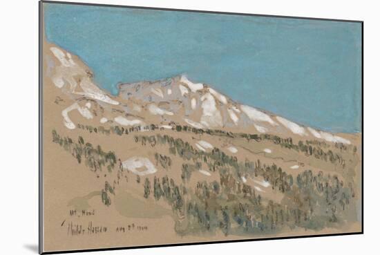 Mt. Hood, 1904-Childe Hassam-Mounted Giclee Print