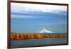 Mt. Hood and Columbia River-Steve Terrill-Framed Photographic Print