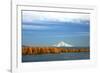 Mt. Hood and Columbia River-Steve Terrill-Framed Photographic Print
