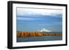 Mt. Hood and Columbia River-Steve Terrill-Framed Photographic Print