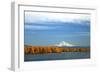 Mt. Hood and Columbia River-Steve Terrill-Framed Photographic Print