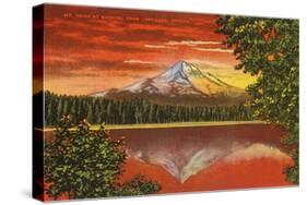 Mt. Hood at Sunrise, Lost Lake, Oregon-null-Stretched Canvas