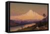 Mt. Hood at Sunset-James Everett Stuart-Framed Stretched Canvas