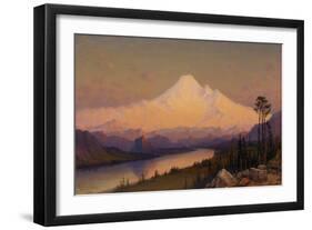 Mt. Hood at Sunset-James Everett Stuart-Framed Giclee Print