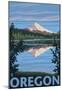 Mt. Hood From Lost Lake, Oregon-null-Mounted Poster