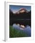 Mt. Hood from Mirror Lake, Mt. Hood National Forest, Oregon, USA-Charles Gurche-Framed Premium Photographic Print