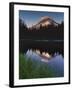 Mt. Hood from Mirror Lake, Mt. Hood National Forest, Oregon, USA-Charles Gurche-Framed Premium Photographic Print