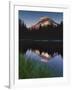 Mt. Hood from Mirror Lake, Mt. Hood National Forest, Oregon, USA-Charles Gurche-Framed Photographic Print