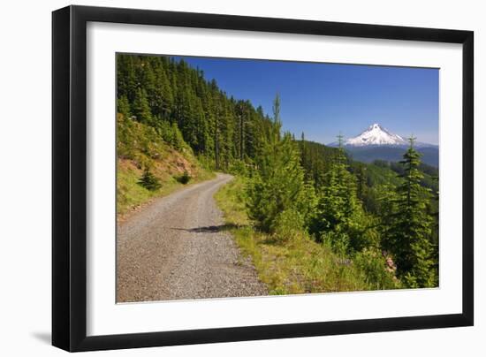 Mt. Hood from Mt. Hood National Forest. Oregon, USA-Craig Tuttle-Framed Photographic Print