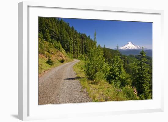 Mt. Hood from Mt. Hood National Forest. Oregon, USA-Craig Tuttle-Framed Photographic Print