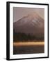 Mt. Hood from Trilliam Lake, Mt. Hood National Forest, Oregon, USA-Charles Gurche-Framed Premium Photographic Print