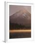 Mt. Hood from Trilliam Lake, Mt. Hood National Forest, Oregon, USA-Charles Gurche-Framed Photographic Print