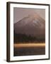 Mt. Hood from Trilliam Lake, Mt. Hood National Forest, Oregon, USA-Charles Gurche-Framed Photographic Print