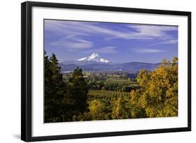 Mt. Hood, Hood River Valley, Columbia River Gorge National Scenic Area, Oregon-Craig Tuttle-Framed Photographic Print