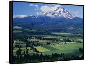 Mt. Hood, Hood River Valley, Oregon, USA-Charles Gurche-Framed Stretched Canvas