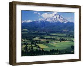 Mt. Hood, Hood River Valley, Oregon, USA-Charles Gurche-Framed Premium Photographic Print