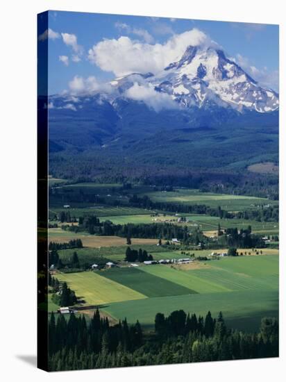 Mt. Hood, Hood River Valley, Oregon, USA-Charles Gurche-Stretched Canvas