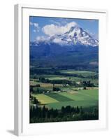 Mt. Hood, Hood River Valley, Oregon, USA-Charles Gurche-Framed Premium Photographic Print