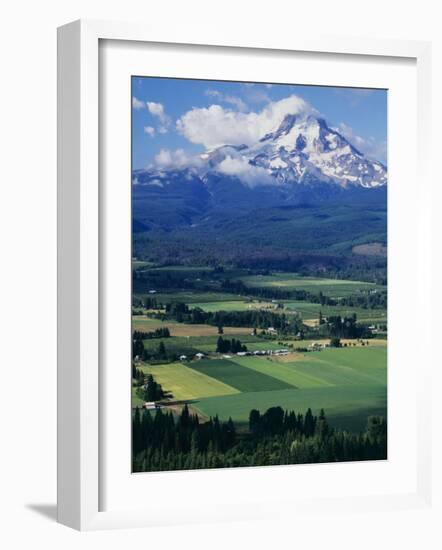 Mt. Hood, Hood River Valley, Oregon, USA-Charles Gurche-Framed Photographic Print