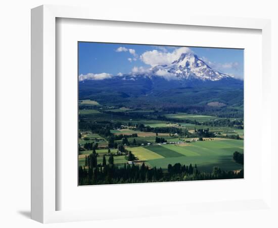 Mt. Hood, Hood River Valley, Oregon, USA-Charles Gurche-Framed Photographic Print